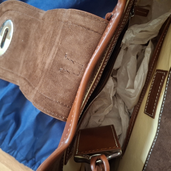 SOLD DO Not BUY NEW Dooney & Bourke Florentine Toscana Brown Leather Handbag - Picture 3 of 7